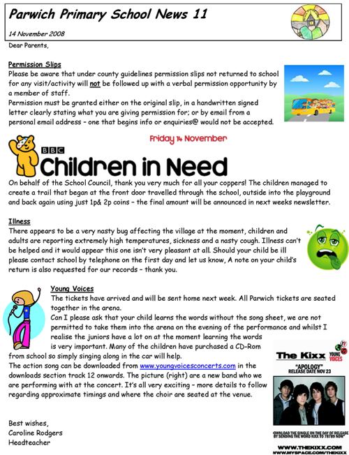 School Newsletter School Newsletter