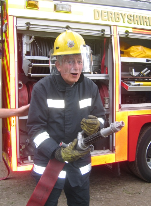 Careful with that hose, John...