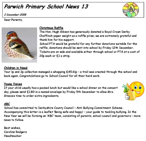 Click here to read Newsletter