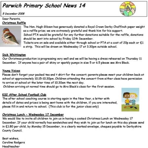 Newsletter 14 Newsletter 14