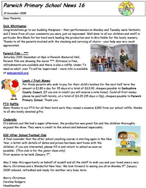 School Newsletter 16