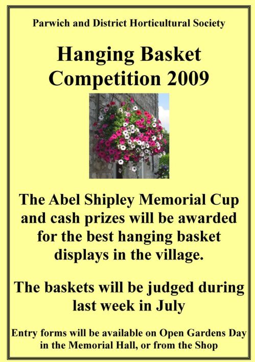 Hanging basket competition 2009