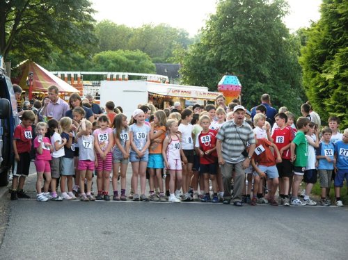 The Junior Race starting line