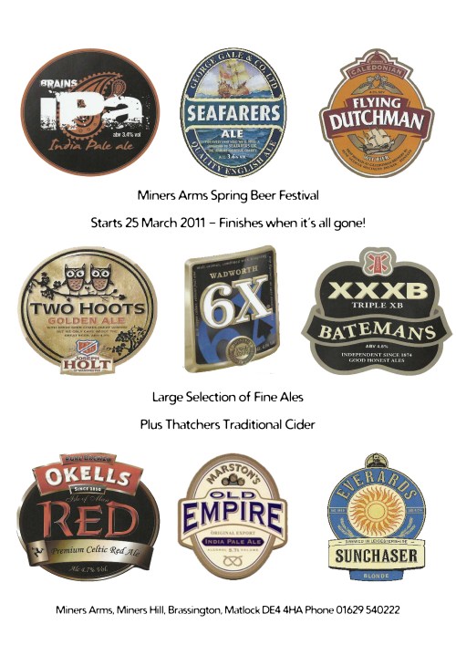 2011 Spring Ale Festival Poster