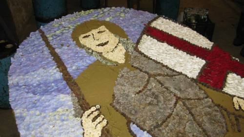 tissington well dressing day 3 004