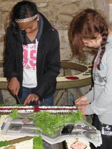 tissington well dressing day 3 005