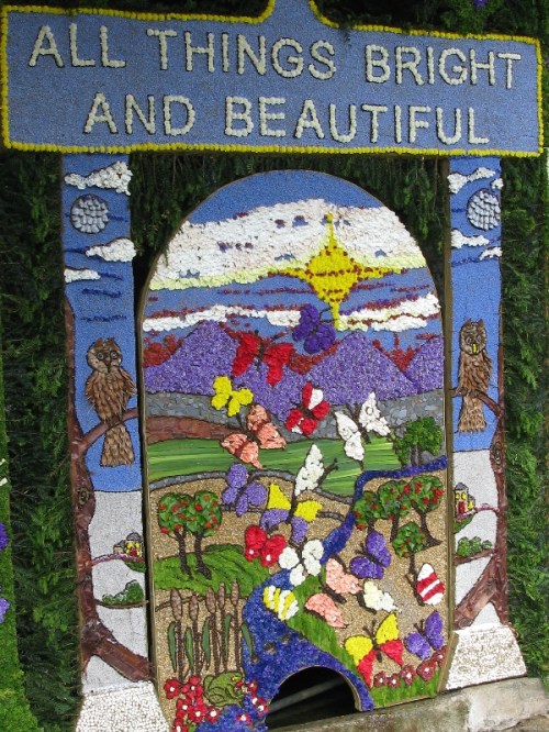 Tissington Well Dressing Thursday 029