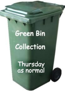 Green bin collection day Thursday