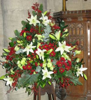 Church Christmas Flowers 029