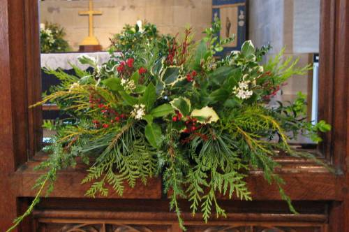 Church Christmas Flowers 034