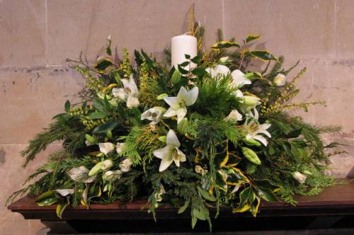 Church Christmas Flowers 044