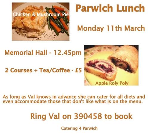 Parwich Lunch - March