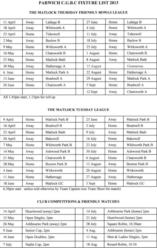 Bowls fixtures 002