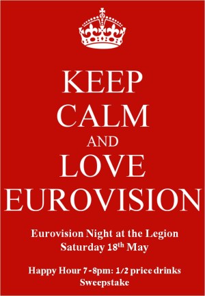 eurovision 2013 keep calm poster