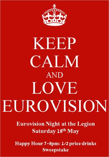eurovision 2013 keep calm poster