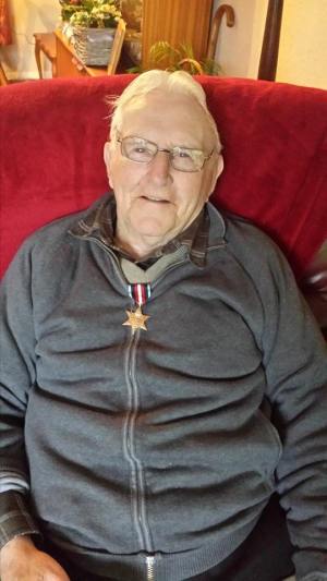 Alan Wood with the Arctic Star