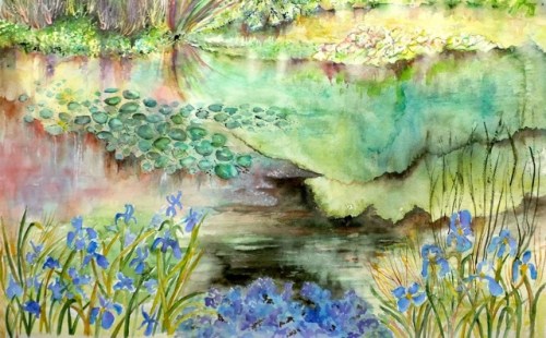 The Lake in Springtime - G Radcliffe