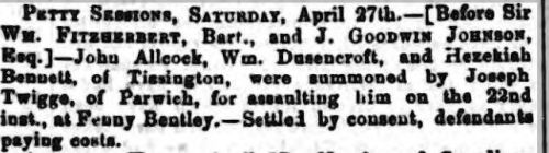 1867 3 May DA&amp;J Jos Twigge assault 2