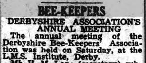 1942 15 May Derby'e T &amp; C'fld Her Bees compton ing