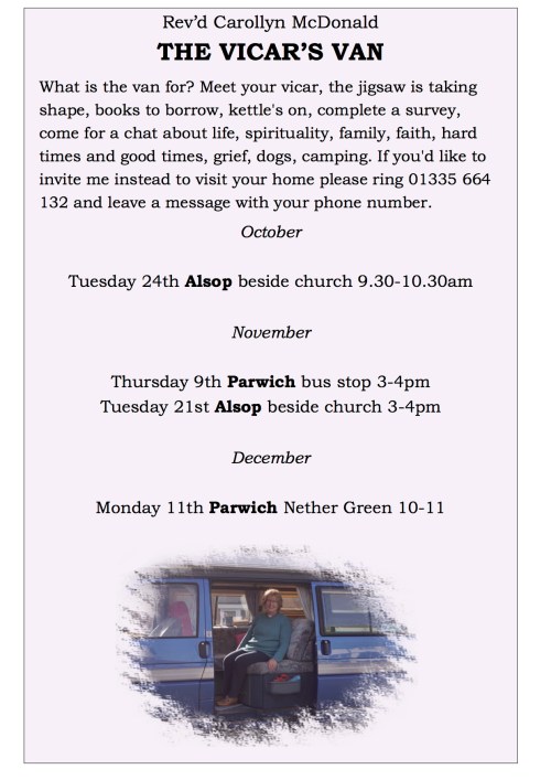 Vicars Van Parwich november