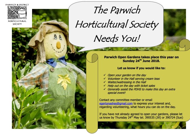 Open Gardens Volunteers Needed