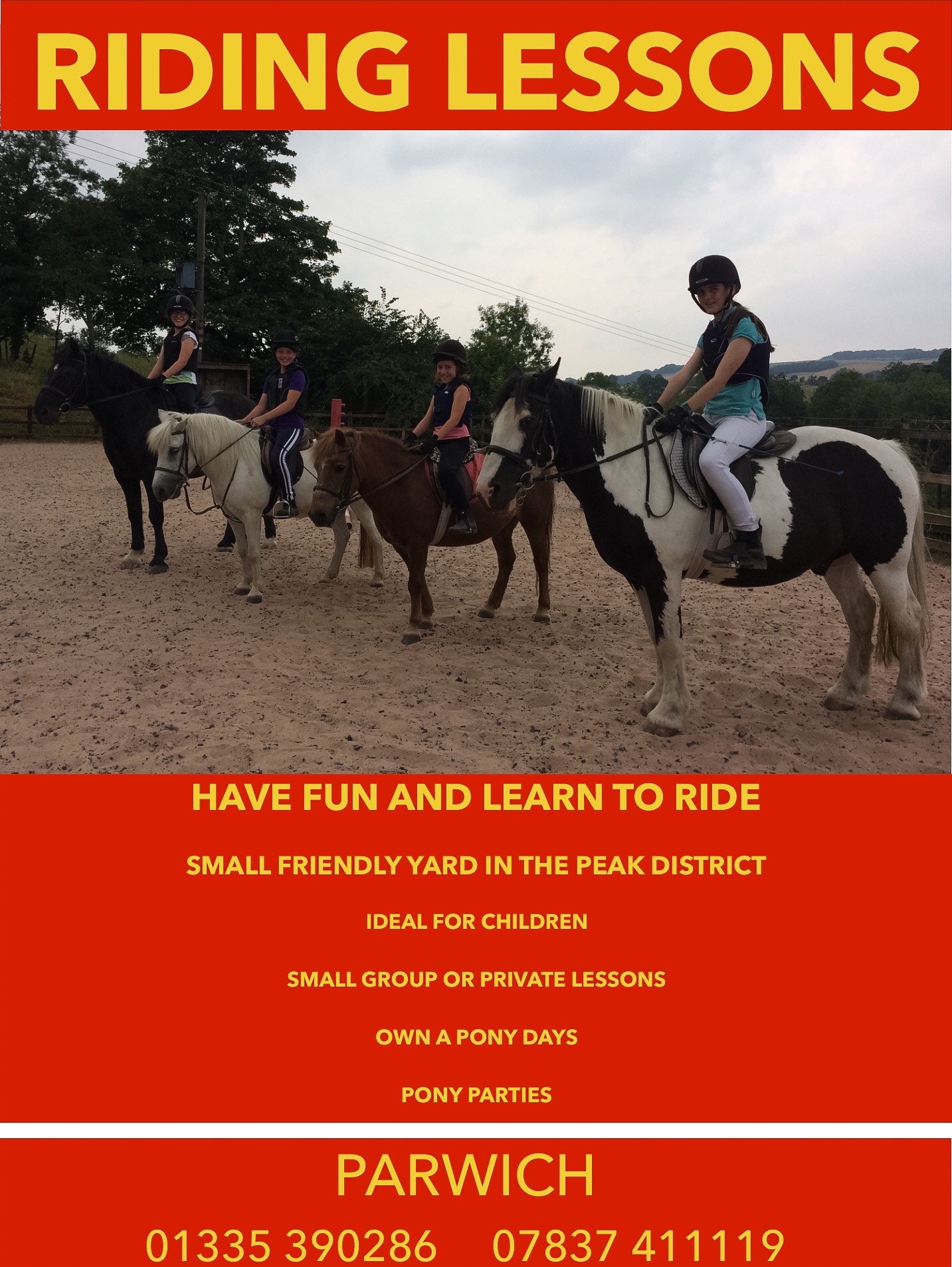 Riding Lessons in the Village | PARWICH.ORG