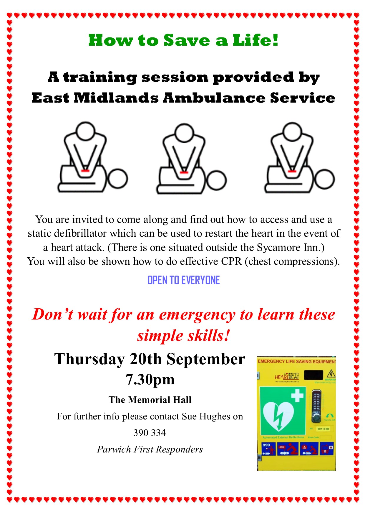 Static Defibrillator Training