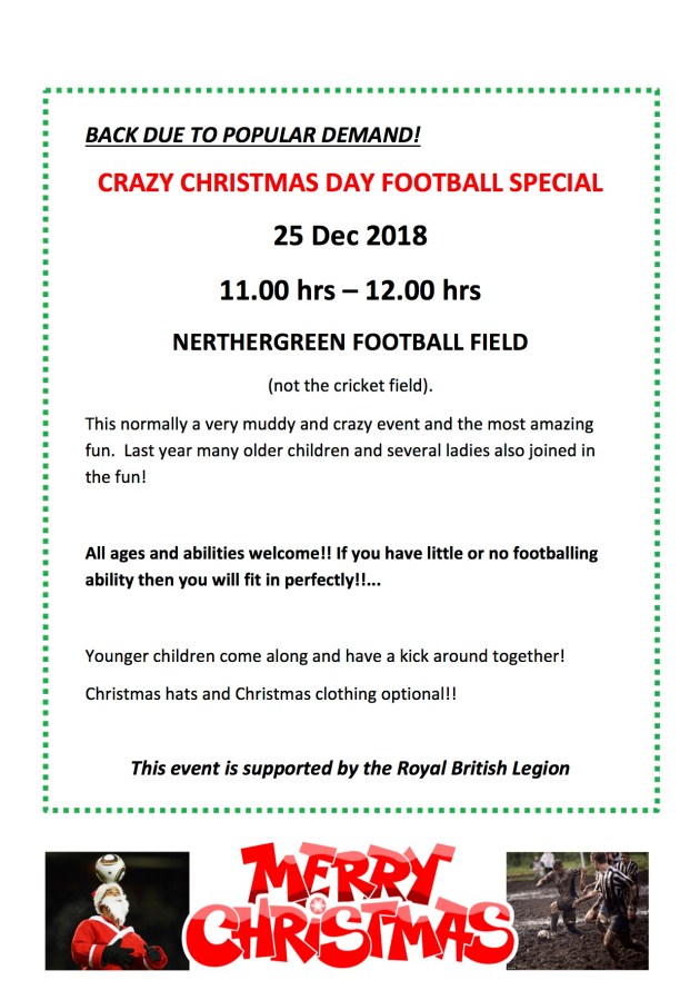 Christmas Day Football 2018