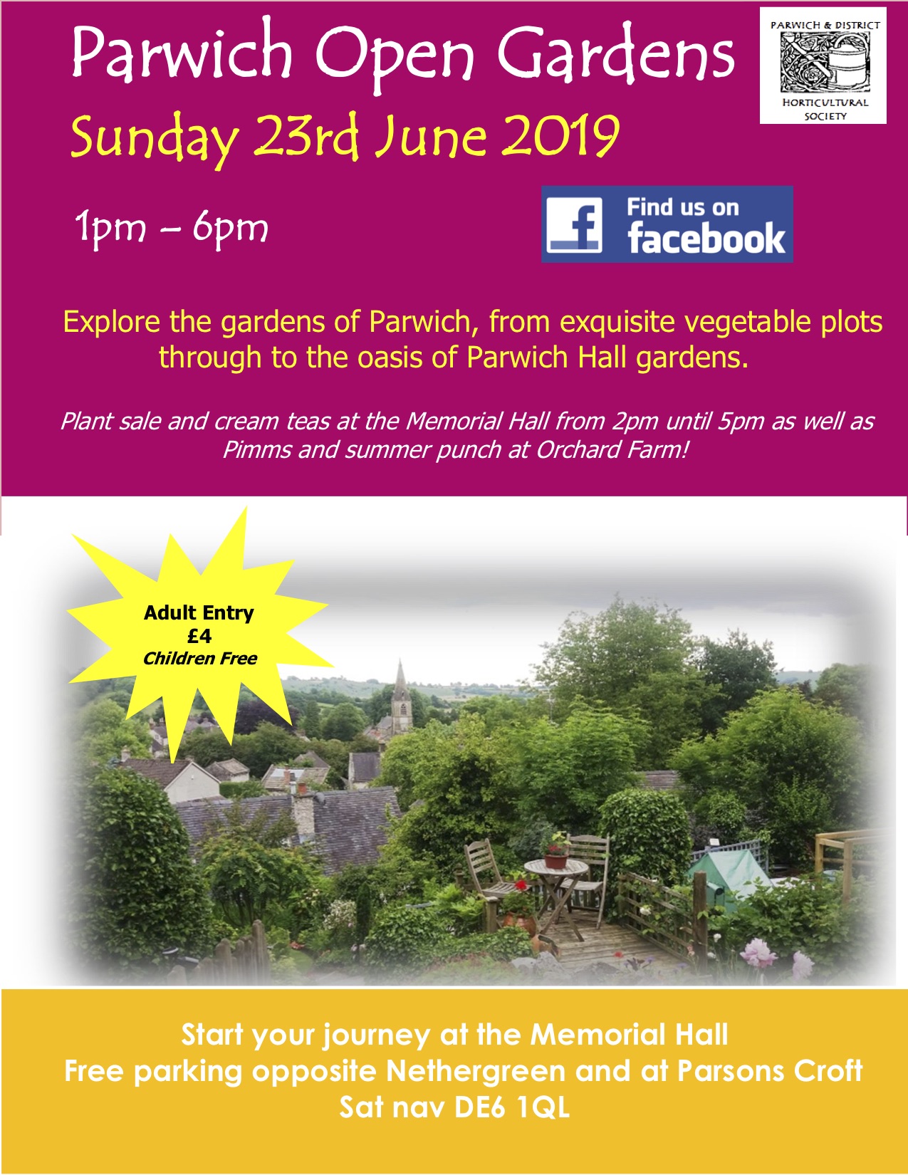 PARWICH OPEN GARDENS_POSTER 2019 draft